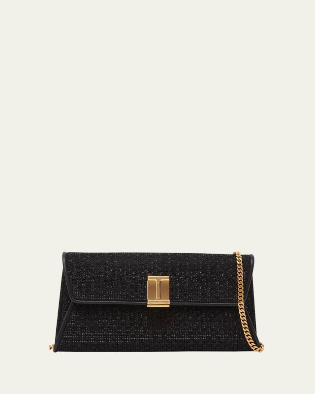 Nobile Clutch in Textured Fabric